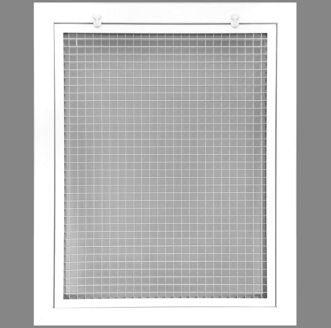 HVAC Premium 22'' x 18'' Cube Core Eggcrate Return Air Filter Grille by HVACPremium
