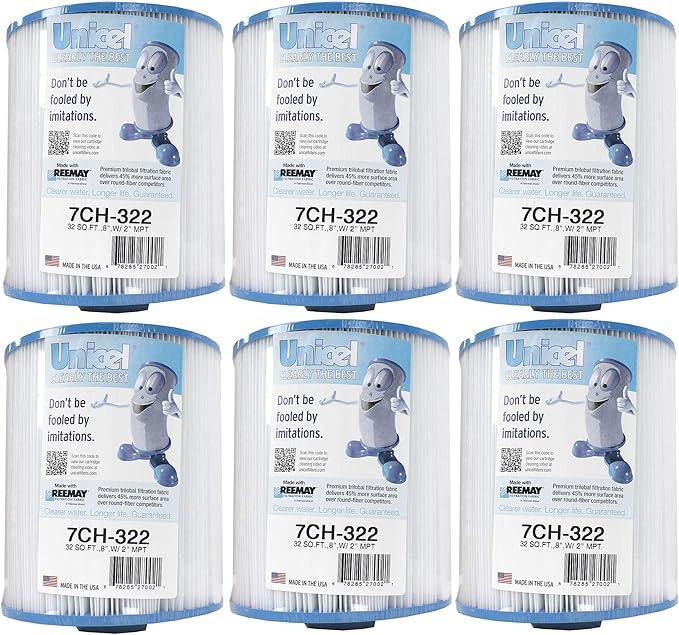 Unicel 7CH-322 32 Square Foot Media Replacement Hot Tub Spa Filter Cartridge by Unicel