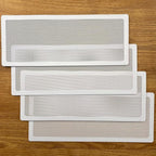 White Floor Register Vent Screen Cover 4"x10" Magnetic - Image 6
