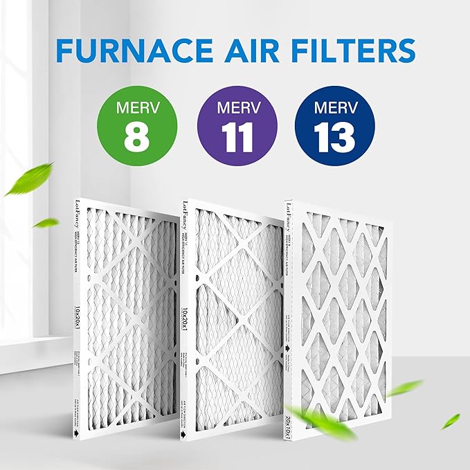 LotFancy 10x20x1 Air Filter MERV 11 6-Pack, Electrostatic Pleated AC Furnace - Image 8