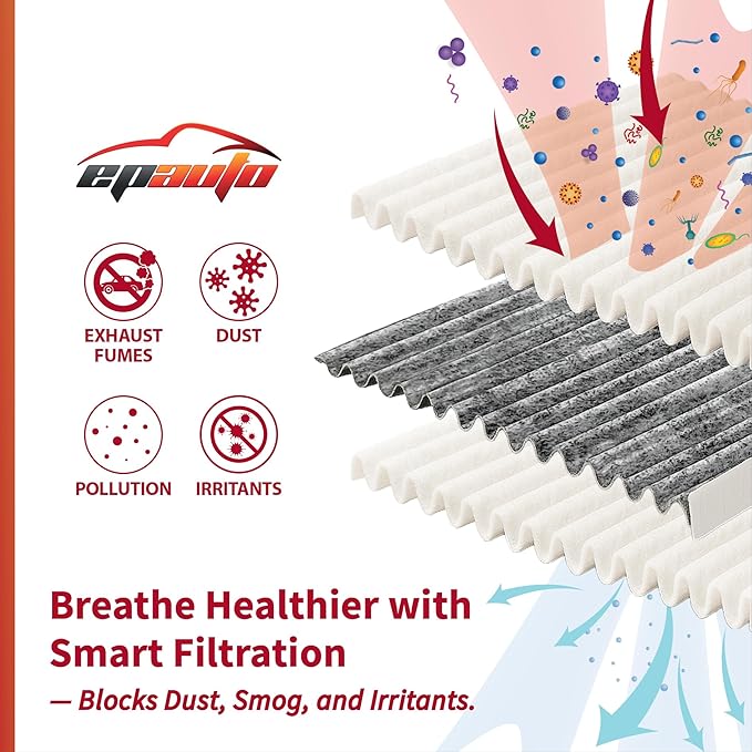 EPAuto CP002 Cabin Air Filter includes Activated Carbon, Replacement - Image 5