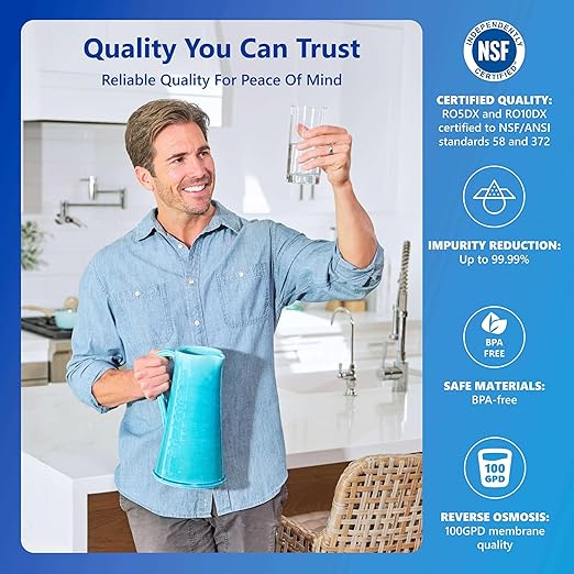 Express Water Reverse Osmosis Ultraviolet Water Filtration System – 100 GPD - Image 7