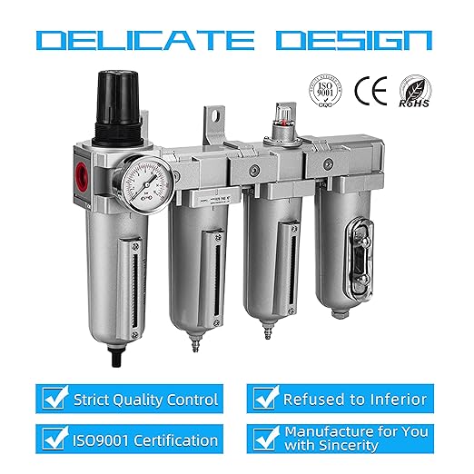 NANPU 1/2" NPT Industrial Grade 4 Stage Air Drying System - Image 6