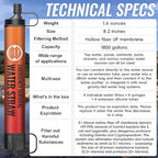 Water Filter Straw, Emergency Water Filtration System, Personal Water Purifier - Image 4