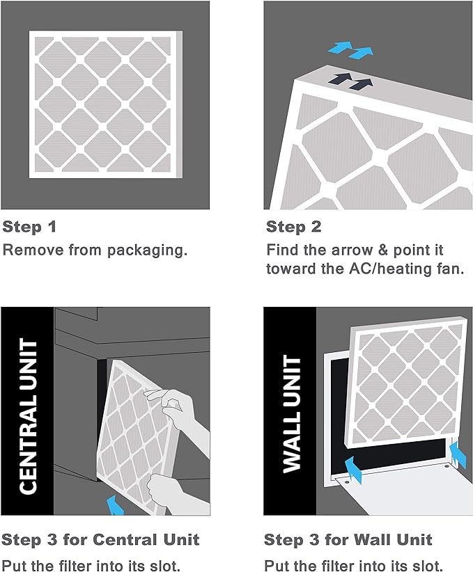Aerostar 20x25x2 MERV 13 Pleated Air Filter, AC Furnace Air Filter, 12 Pack - Image 7