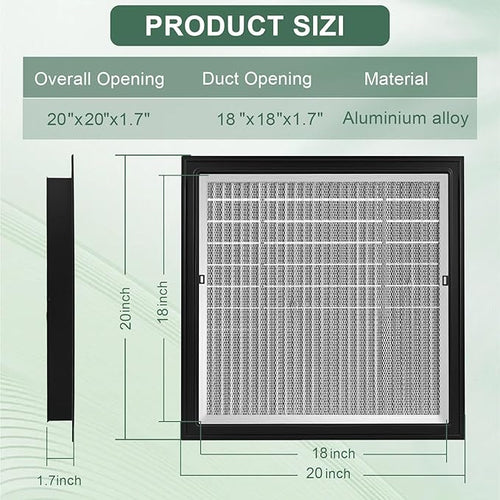 2-Pack 20"x20" Gable Vent - Image 2