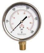 4" Oil Filled Pressure Gauge by DirectMaterial