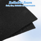 2 Pack Aquarium Bio Sponge Filter Pad, 40 PPI Fish Tank Filter Foam Sponges - Image 5
