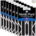 Nordic Pure Air Bear Cub 16x25x3 Replacement Carbon Odor Reduction Merv 8 Air by NordicPure