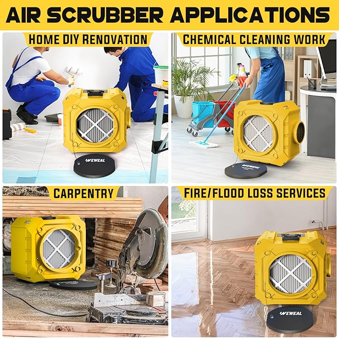 Commercial Air Scrubber, Negative Air Machine - Image 8