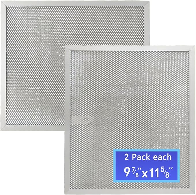 2-Pack upgraded 97007894 kitchen vent hood filter 9.9" x 11.7" x 0.38" Fit by Unknown
