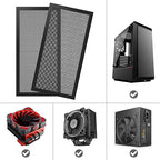 MoKo 120 x 240mm Dust Filter for Computer Cooler Fan, Magnetic Frame PC Fan - Image 4