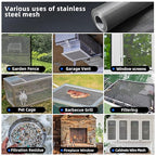 304 Stainless Steel Mesh Screen, Wire Screen Mesh, Rust Free Woven Wire Mesh - Image 6