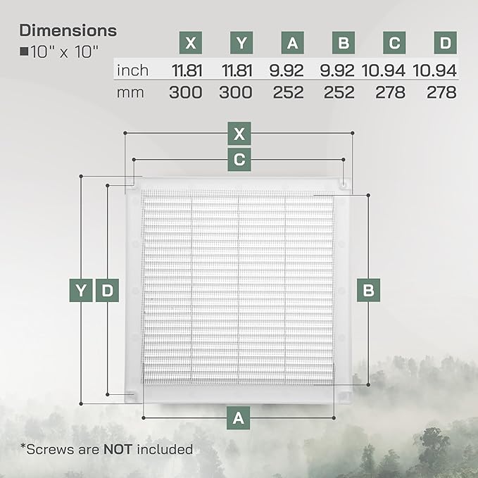 Vent Systems 10" x 10" Inch - Image 2