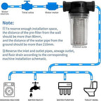 BUPUROTT Water Pump Strainer Inlet Filter - Image 3