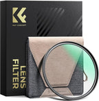 K&F CONCEPT 72mm Black Diffusion 1/8 Filter Mist Cinematic Effect Black by KFCONCEPT