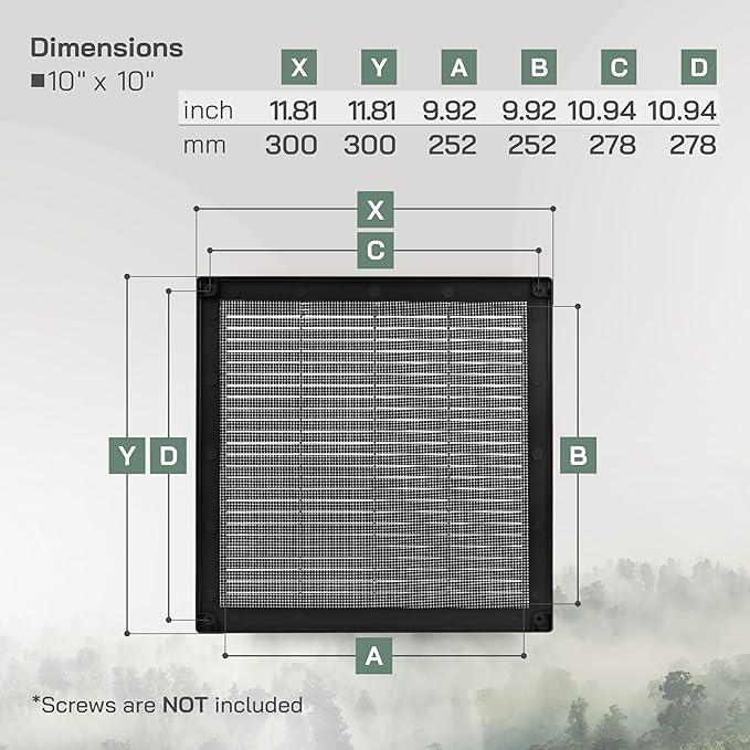 Vent Systems 10" x 10" - Image 2