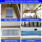 Air Vent Filters, MERV 8 Triple Electrostatic Vent Filter - Image 6