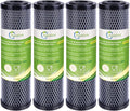 AQUALINK CTO10, 1 Micron 2.5" x 10" Whole House Carbon Water Filter Cartridge by AQUALINK