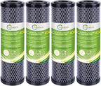 AQUALINK CTO10, 1 Micron 2.5" x 10" Whole House Carbon Water Filter Cartridge by AQUALINK
