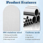 6 Pcs Stainless Steel Wire Mesh Sheet 20 Mesh Air Vent Fine Meshs 1mm Hole - Image 3