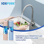 ICEPURE 4.5"x 20" Whole House CTO Carbon Water Filter, 20 Inch Water Filtration - Image 9