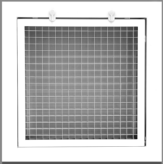 HVAC Premium 14'' x 14'' Cube Core Eggcrate Return Air Filter Grille by HVACPremium