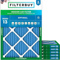 Filterbuy 12x16x1 Air Filter MERV 13 Optimal Smoke & Allergy Defense, by Filterbuy