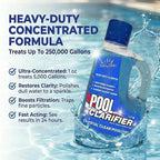 Pool Clarifier - Heavy-Duty Ultra-Concentrated Liquid, Water Clarifier - Image 2