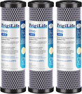 1 Micron 10" x 2.5" Whole House CTO Carbon Sedimen Water Filter Compatible by FrigiLife