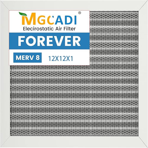 12x12x1 HVAC Furnace Air Filter, Lasts a Lifetime, the Last HVAC Filter You by MGCADI