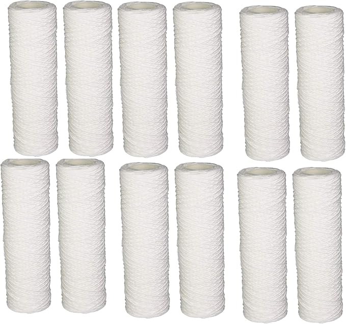 CFS – 12 Pack Whole House Basic Water Filters Cartridge Compatible by CompleteFiltrationServices