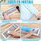 Frienda 20 x 91 Inch Merv 6 Reusable Air Vent Filter Cut to Size Electrostatic - Image 3