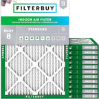 Filterbuy 30x32x1 Air Filter MERV 8 Essential Dust & Allergy Defense, by Filterbuy