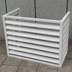 Freestanding Louvered Space Divider, outdoor garbage can enclosures, balcony by Unknown