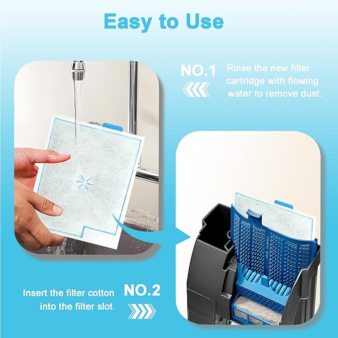 16 Pack Medium Fish Filter Cartridges Replacement Compatible - Image 6
