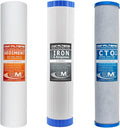 APPLIED MEMBRANES INC. Whole House Water Filter Replacement Filter Cartridge Set by AppliedMembranesInc