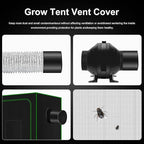 MELONFARM 6 inch Air Carbon Filter Smelliness Control - Image 6