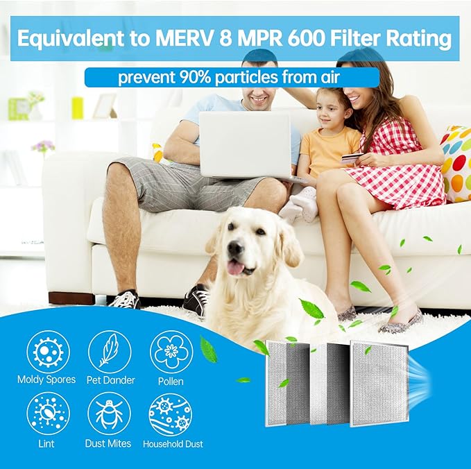 UBeesize 12x20x1 Air Filter HVAC AC Furnace Filter, MERV 8, Reusable Washable - Image 6