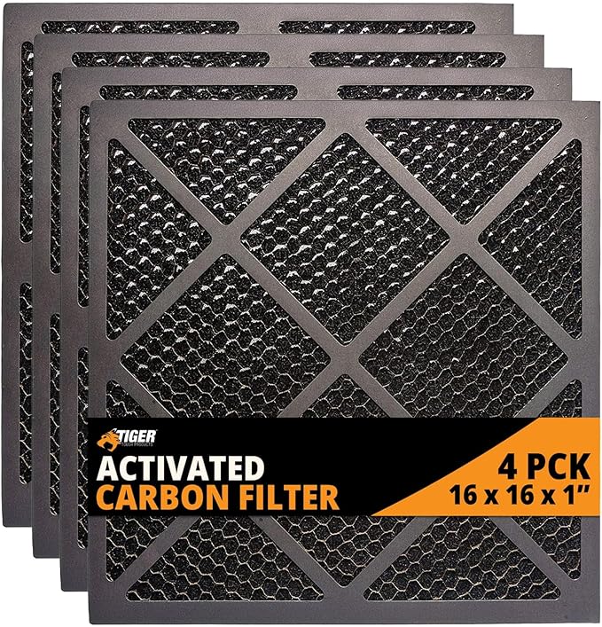 Tiger Tough HEPA 500 Activated Carbon Filter 16x16x1 – Replacement Air Purifier by TIGERTOUGHPRODUCTS