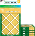 Filterbuy 17x25x1 Air Filter MERV 11 Superior Pet & Allergy Defense, by Filterbuy