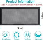 Magnetic Floor Register Vent Covers, 5.5 x 12 Inch Air Vent Filter Mesh - Image 2