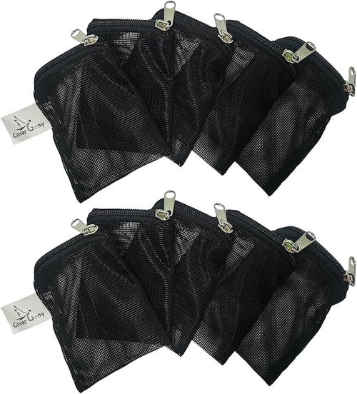 10 Pcs 3" x 4" Aquarium Filter Media Bags Small, Mini Fish Tank Media Mesh by CoverGeny