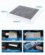 PHILTOP Cabin Air Filter, ACF072 Replaces - Image 8