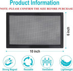 Magnetic Floor Register Vent Covers, 6 x 10 Inch Air Vent Filter Mesh, Sticky - Image 2