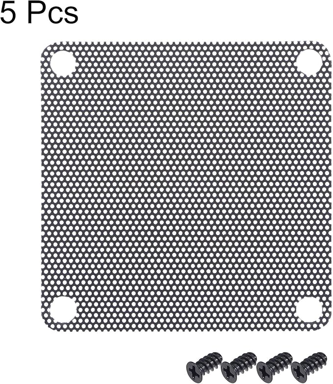 uxcell PC Dust Fan Screen with Screws - Image 2