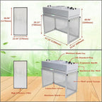 INTSUPERMAI Vertical Laminar Flow Hood Air Flow Clean Bench Workstation - Image 2
