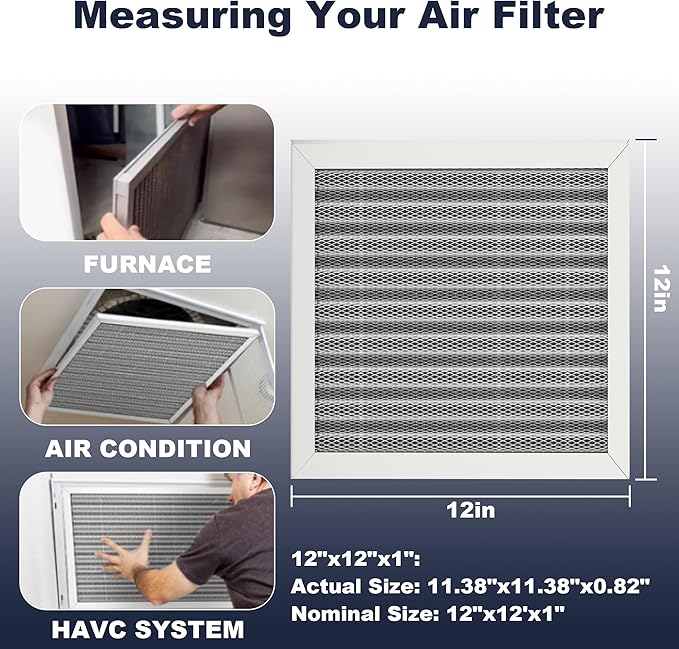 12x12x1 Reusable Air Filter, Electrostatic, Washable Lasts a Lifetime, Breathe - Image 6
