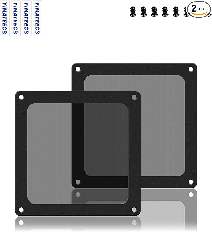 Dust Filter PC 90mm for Computer Cooler/PSU/Routers Nylon 80 Mesh, Magnetic by YIMATEECO