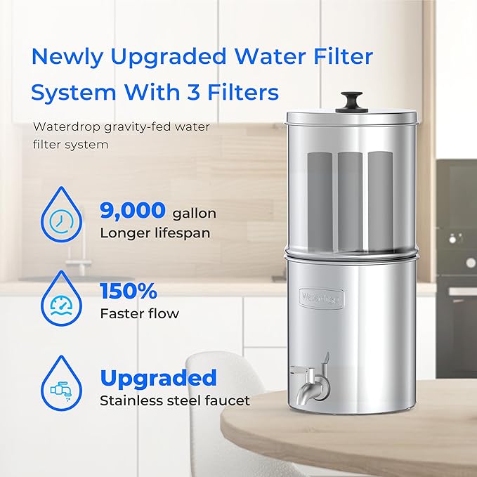 Waterdrop Gravity-fed Water Filter System, - Image 2